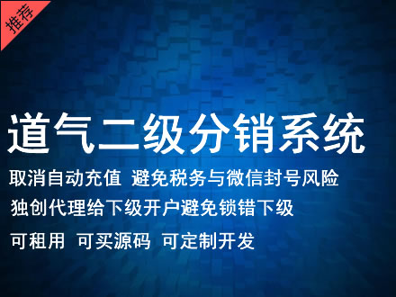 龙岩市道气二级分销系统 分销系统租用 微商分销系统 直销系统